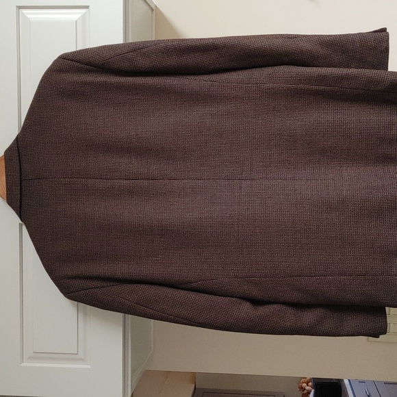 Pronto-Uomo Lambswool Brown Tweed Sports Jacket Size 42 R - Picture 5 of 12